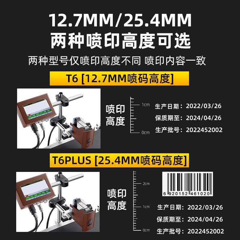 在线式喷码机流水线生产日期批号二维码打印机小型自动包装打码机