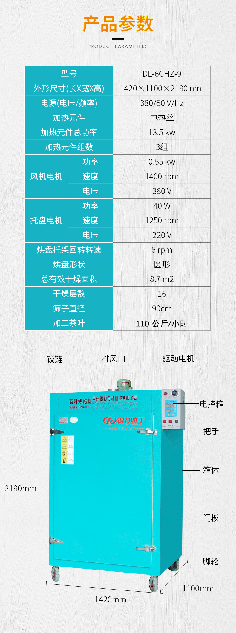 10-产品参数分解图